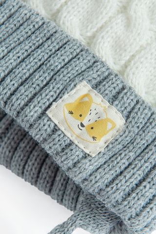 Bonnet à pompon - Jaune