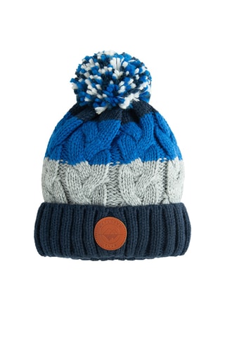 Bonnet à pompon - Bleu marine