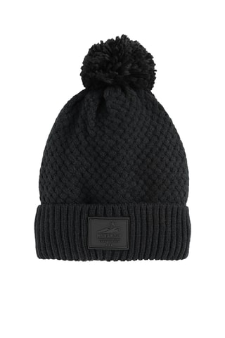 Bonnet à pompon - Noir
