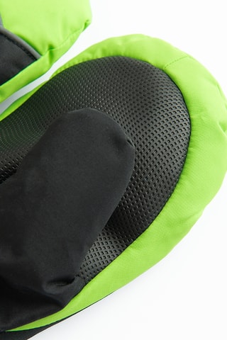 Gants de ski - Vert fluo et noir