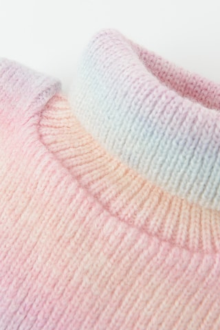 Plastron tie and dye - Rose