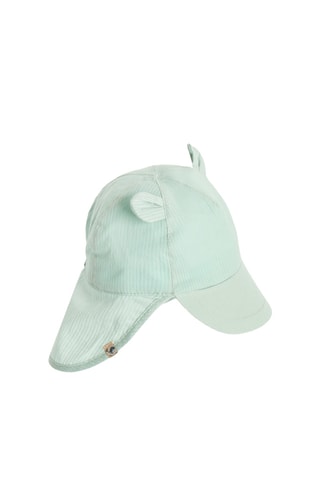 Casquette safari à oreilles - Vert d’eau