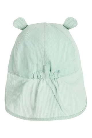 Casquette safari à oreilles - Vert d’eau