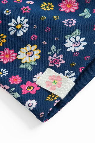 Bonnet réversible - Bleu marine et fuchsia