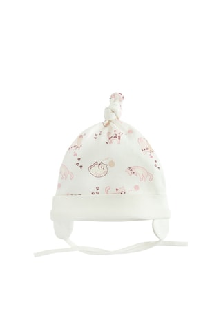 2 bonnets aviateur - Rose et vert d’eau