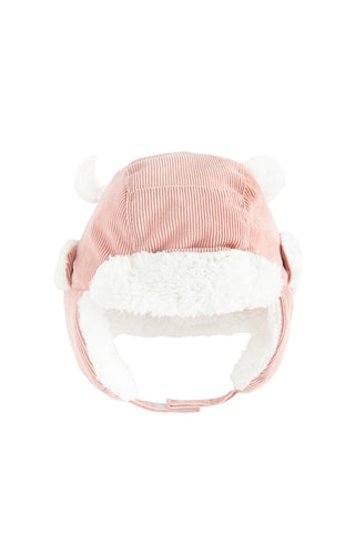 Bonnet et moufles - Rose clair