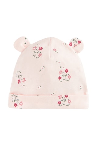 2 bonnets Winnie l’Ourson - Rose poudré