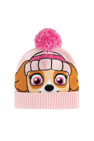 Bonnet à pompon Stella Pat’Patrouille - Rose poudré