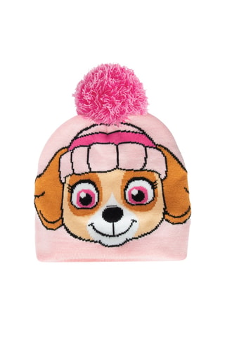 Bonnet à pompon Stella Pat’Patrouille - Rose poudré