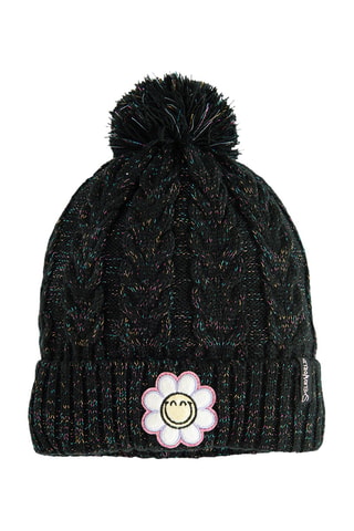 Bonnet à pompon - Noir