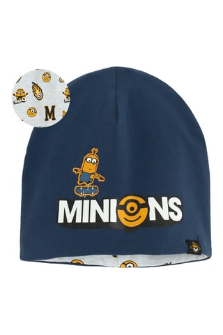 Bonnet réversible Les Minions - Bleu marine