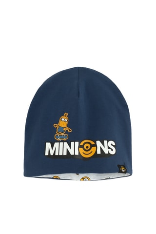 Bonnet réversible Les Minions - Bleu marine