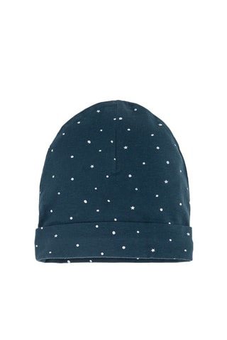 2 bonnets - Gris clair et bleu pétrole