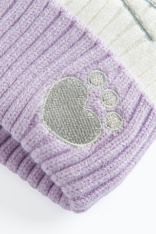 Bonnet à pompon Gabby et la Maison Magique - Mauve