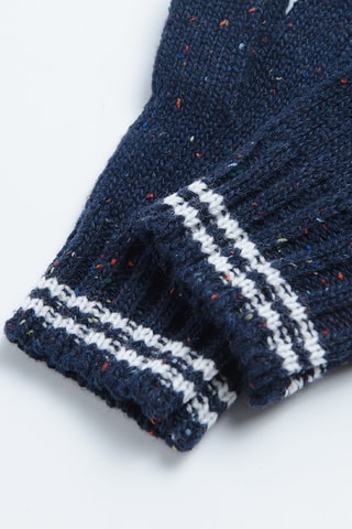 Gants - Bleu marine chiné