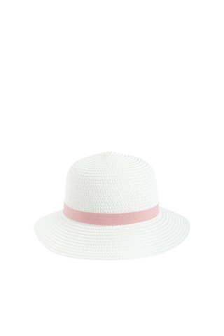 Chapeau de paille - Blanc