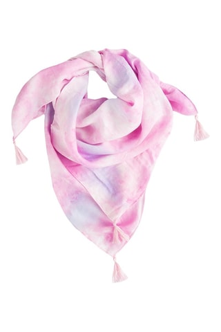 Foulard tie and dye - Rose