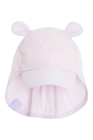 Casquette safari à oreilles - Violet clair