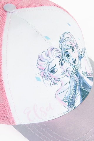 Casquette Anna et Elsa La Reine des Neiges Disney - Bleu cobalt