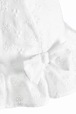 Bob en broderie anglaise - Blanc