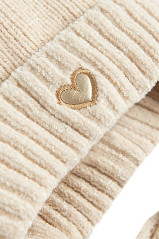 Bonnet à pompon - Beige