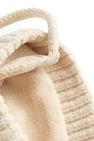 Bonnet à pompon - Beige
