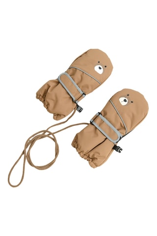 Moufles de ski - Marron clair