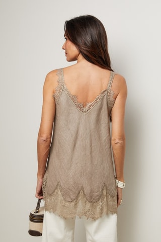 Top - 100 % lino - Topo