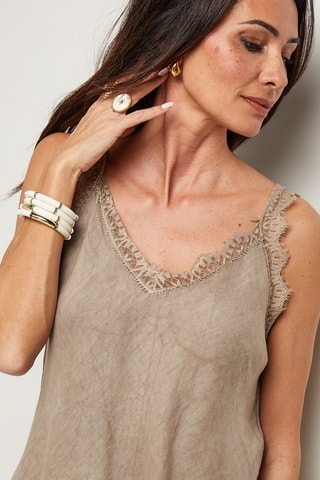 Top - 100 % lino - Topo