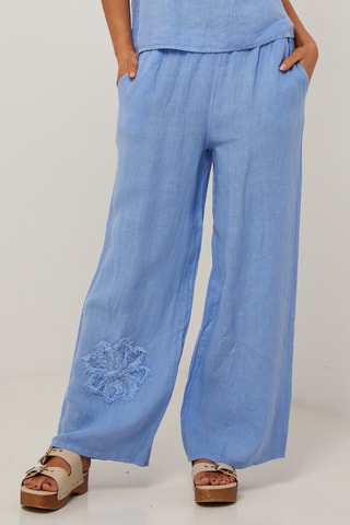 Pantalón de lino  -  100 % lino