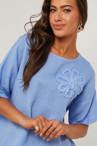 Top de lino  -  100 % lino