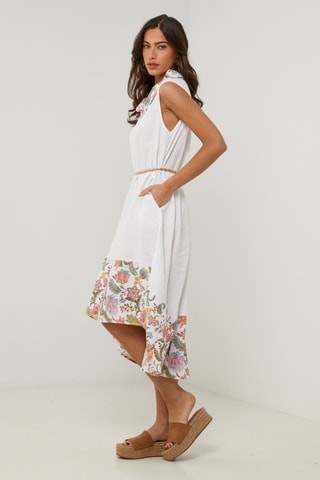Vestido  -  100 % lino