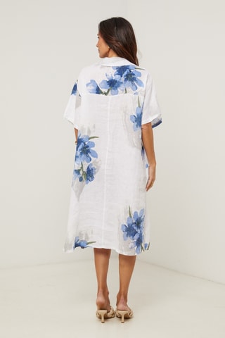 Vestido em linho - Branco