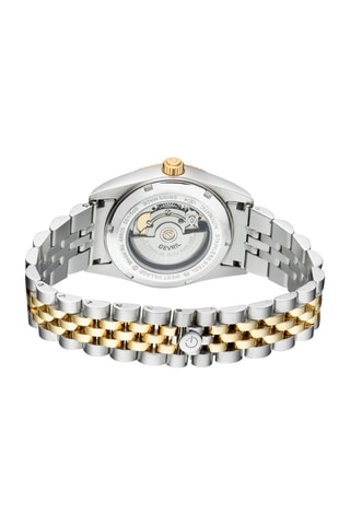 Montre automatique en acier Sellita SW200 West Village - Argenté et doré
