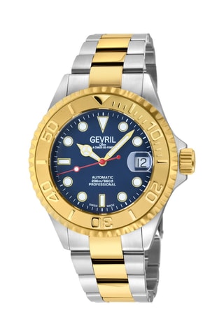 Montre automatique en acier SW200 - Argenté et doré