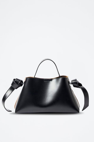 Bolso de piel - Negro - Selected