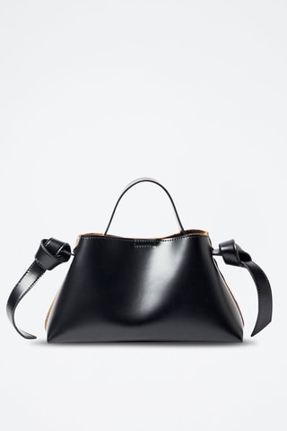 Bolso de piel - Negro - Selected