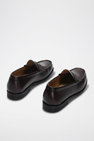 Mocasines de piel - Marrón - Selected