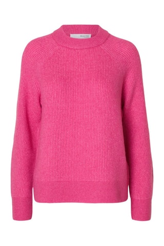 Jersey de lana - Fucsia - Selected Women