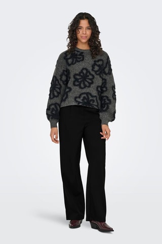 Pantalón wide leg - Negro