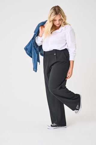 Pantalón regular fit - Negro