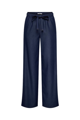 Pantalón wide leg - Azul oscuro