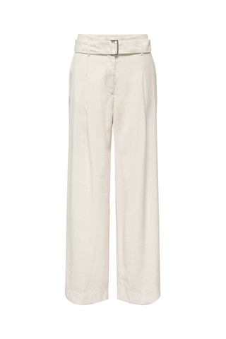 Pantalón wide leg de tiro alto - Blanco