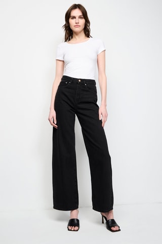 Vaquero wide leg - Negro