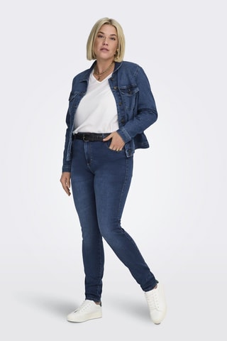Vaquero skinny fit de tiro alto - Azul claro