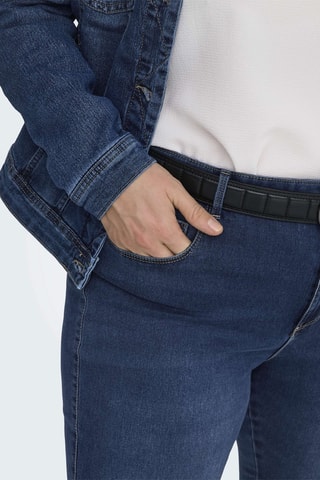Vaquero skinny fit de tiro alto - Azul claro