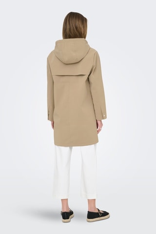Impermeable con capucha - Beige