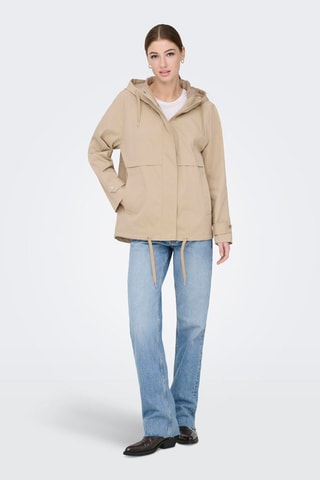Chaqueta con capucha - Beige