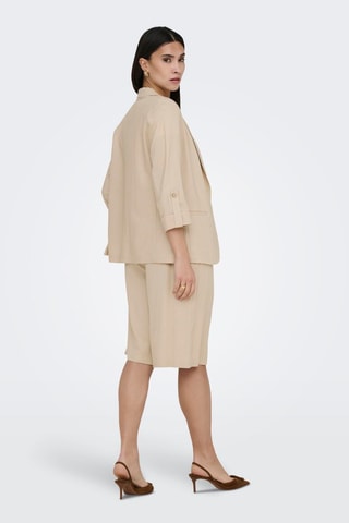 Chaqueta de lino - Beige