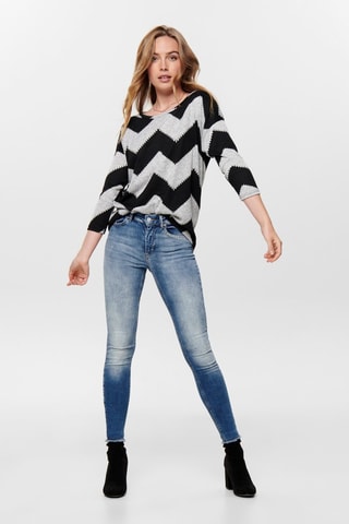 Blusa - Gris y negro